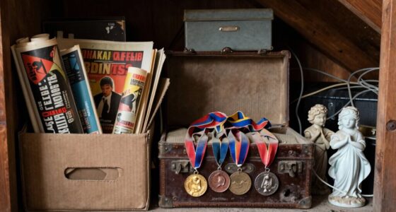 stored memorabilia for preservation
