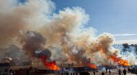 the controversy over smoke displays