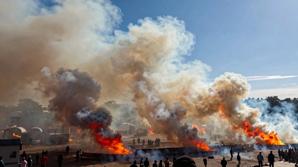 the controversy over smoke displays