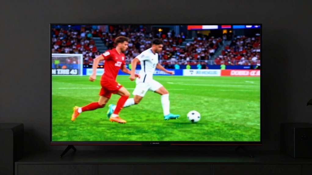 vibrant detailed sports viewing