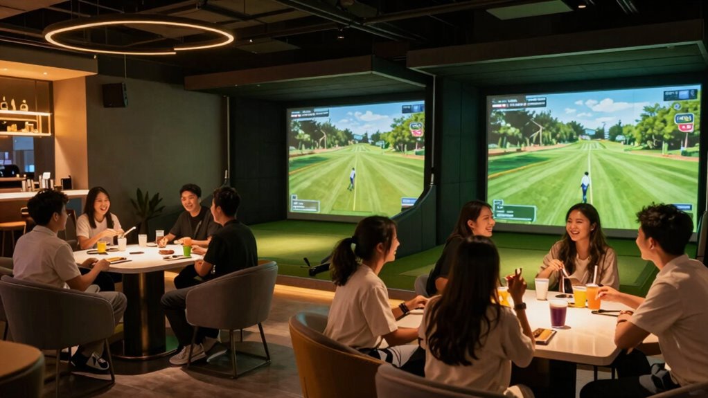 virtual golf social experiences