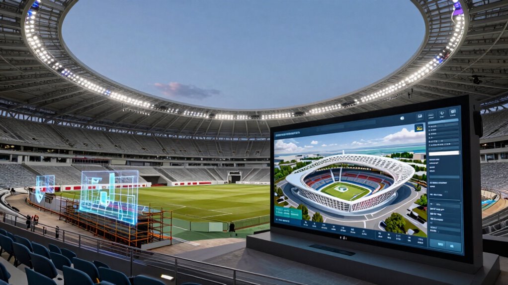 virtual stadium planning and management
