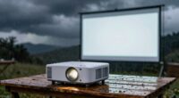 weather impacts projector performance