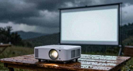 weather impacts projector performance