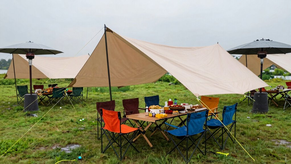 weatherproof outdoor game setup