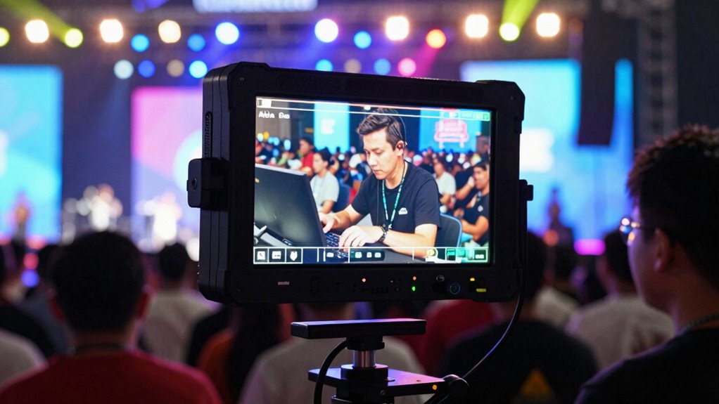 wireless battery powered event monitors
