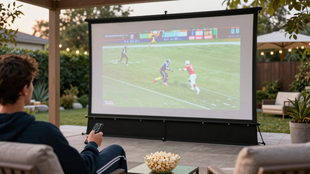 12 Best Premium Projector Screen for Football Watch Parties in 2026