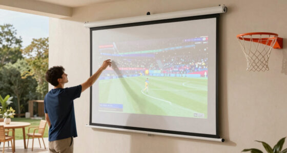 7 Best Retractable Projector Screens for Patio Sports in 2026