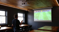 8 Best Ceiling Mounted Projector Screens for Sports Bar Basement in 2026