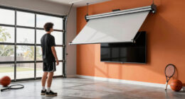 8 Best Motorized Screen For Garage Sports Room In 2026