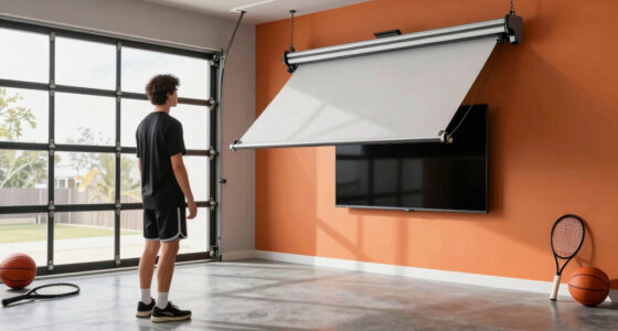 8 Best Motorized Screen For Garage Sports Room In 2026