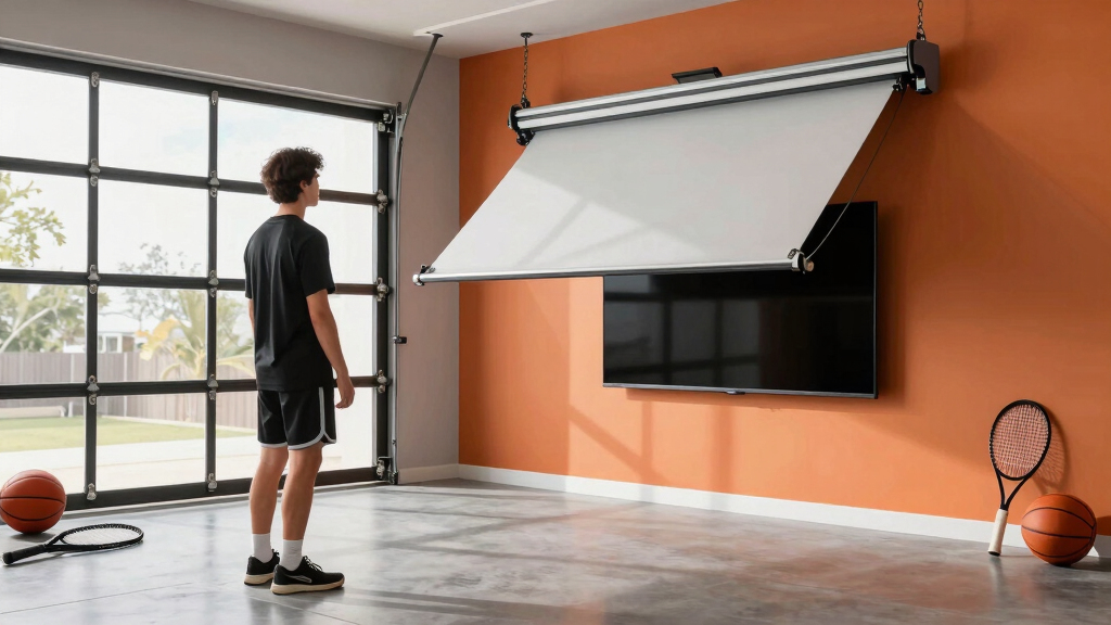8 Best Motorized Screen For Garage Sports Room In 2026