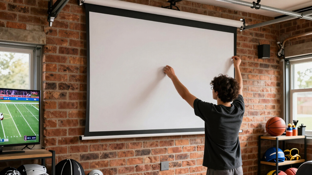 8 Best Projector Screen for Garage Watch Parties in 2026