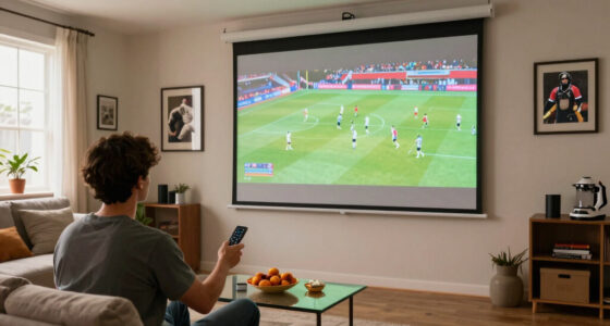 9 Best Retractable Projector Screens for Sports Fans in 2026