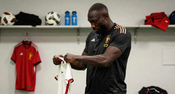 Belgium striker Romelu Lukaku ‘happy to be here’ at the World Cup as fitness continues to lag