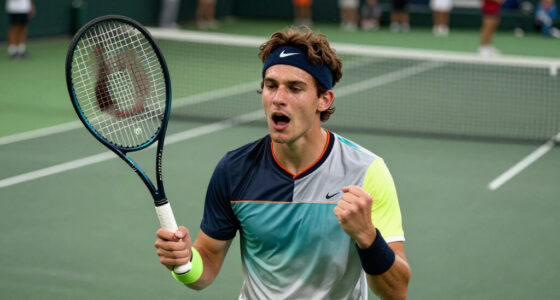 Cruz Hewitt - son of Lleyton - wins on senior debut
