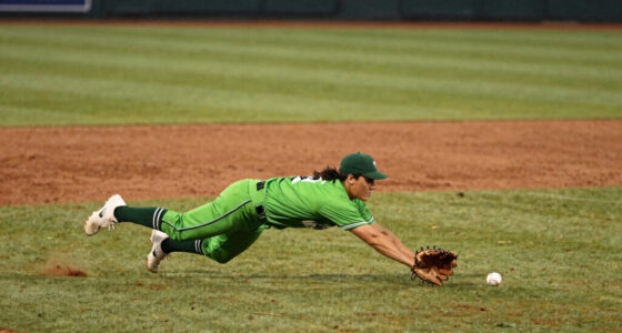 Lasko and Taylor collide in center field