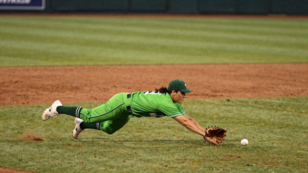 Lasko and Taylor collide in center field
