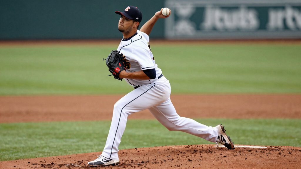 Tigers' Melton has career-high nine strikeouts to top Athletics