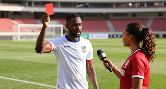 USA's Folarin Balogun criticizes referee's red card in first comments since controversial ruling