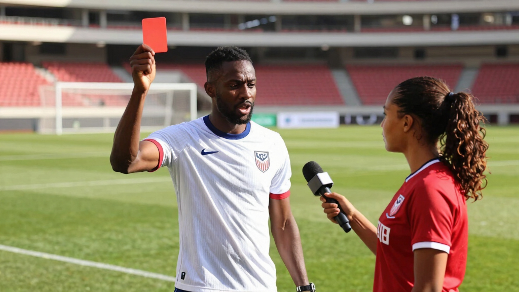 USA's Folarin Balogun criticizes referee's red card in first comments since controversial ruling