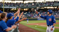Chicago Cubs Outfielder Ian Happ Tossed A Ball To The Fans With $300 Wrapped Around It To Buy Beers For A Bunch Of Fans