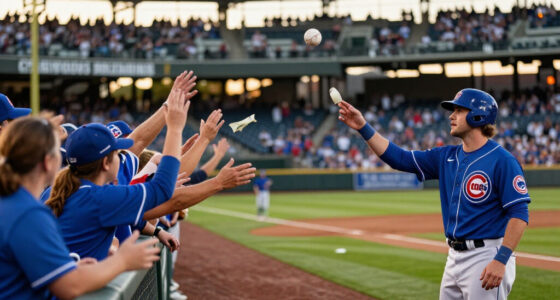 Chicago Cubs Outfielder Ian Happ Tossed A Ball To The Fans With $300 Wrapped Around It To Buy Beers For A Bunch Of Fans