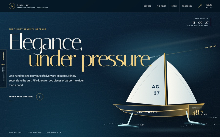 Auric Cup XXXVII — Regatta Control (FABLE/175)