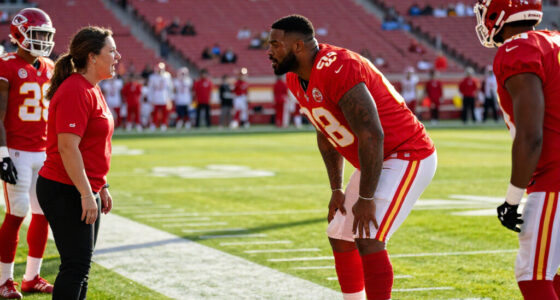 Kansas City Chiefs Star Defensive Lineman Chris Jones Caught In Screaming Match With Coaches On Sidelines